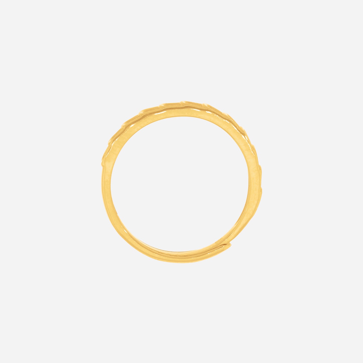 abacus ring in 24k yellow gold featuring distinctive beadwork design, a blend of heritage and contemporary style.