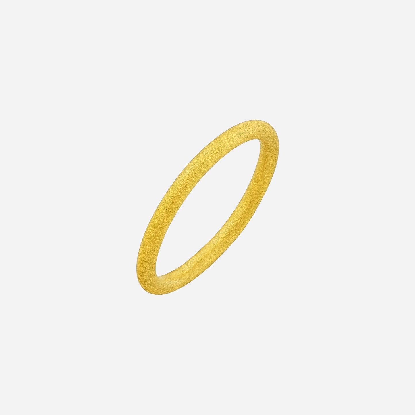 22k yellow gold band ring with a polished finish and graceful silhouette, embodying luxury and sophistication.
