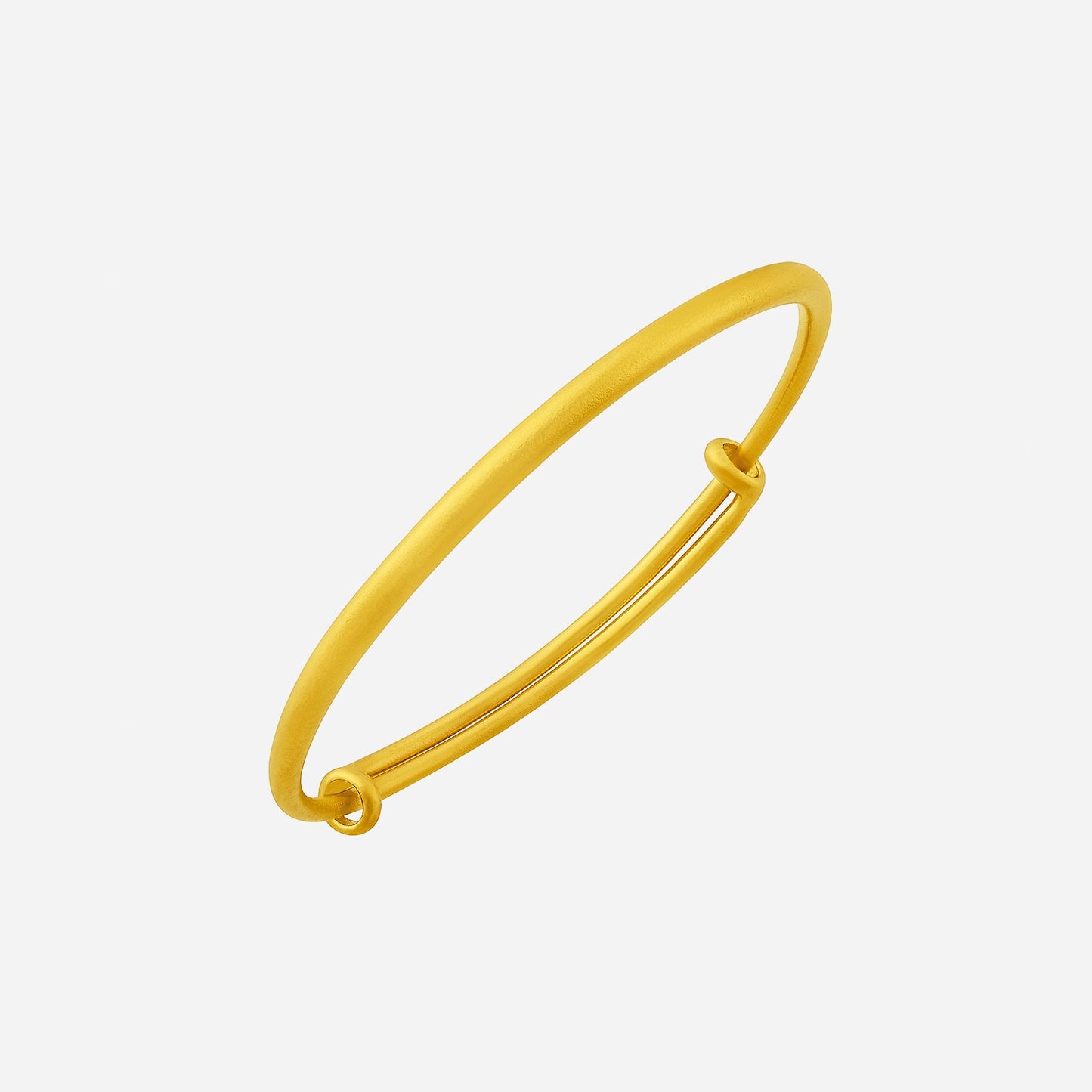classic bangle in 24k yellow gold with a polished finish and a clean, simple silhouette. perfect for everyday wear.