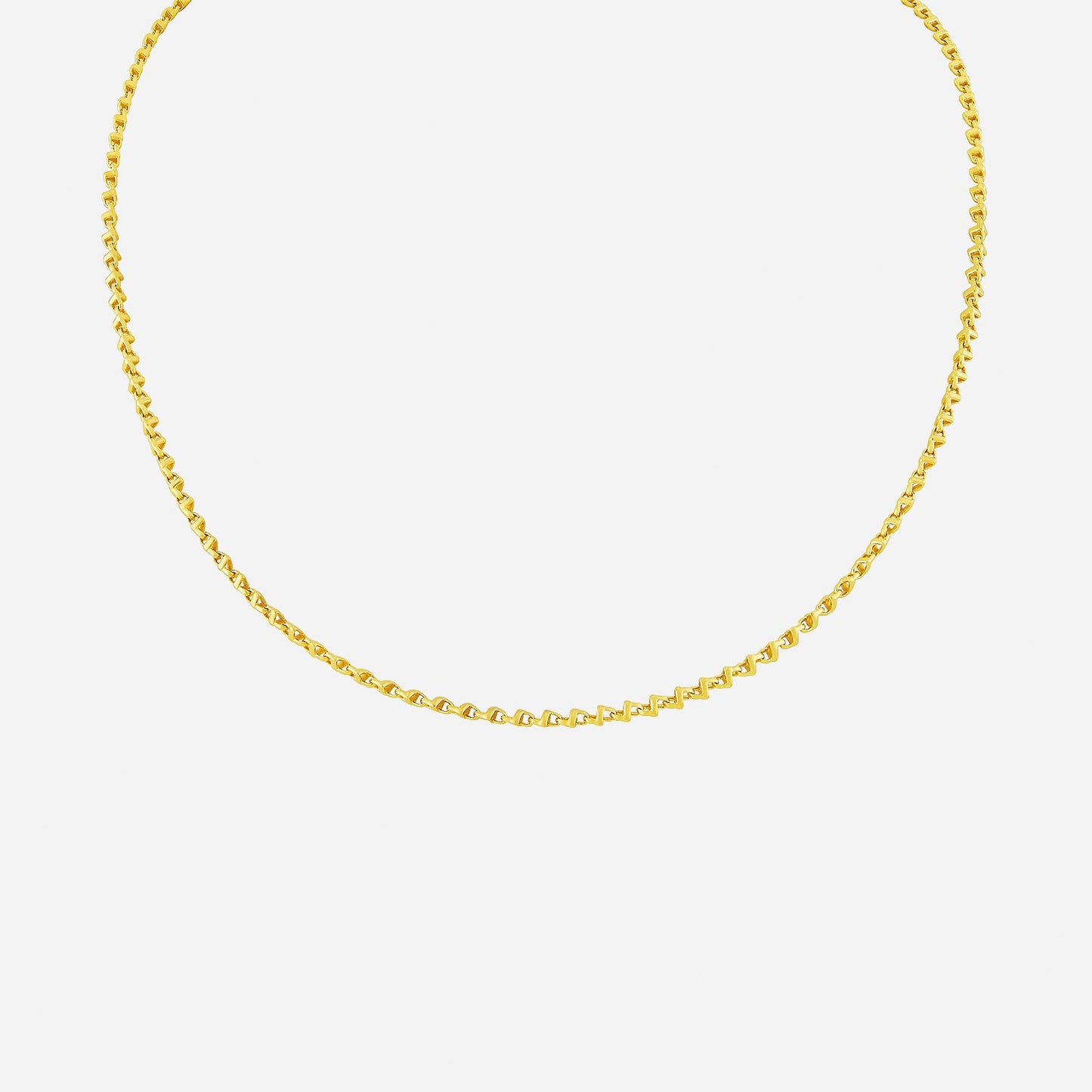 twirling grace necklace in 22k yellow gold with a graceful design, perfect for elevating everyday style.
