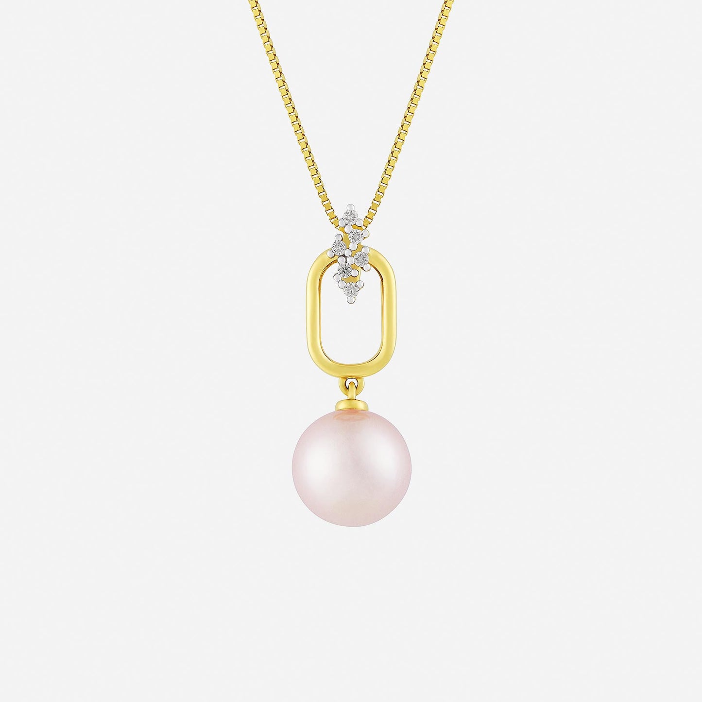 pearl pendant with diamond in yellow white gold (gprlgroup201v1748a)