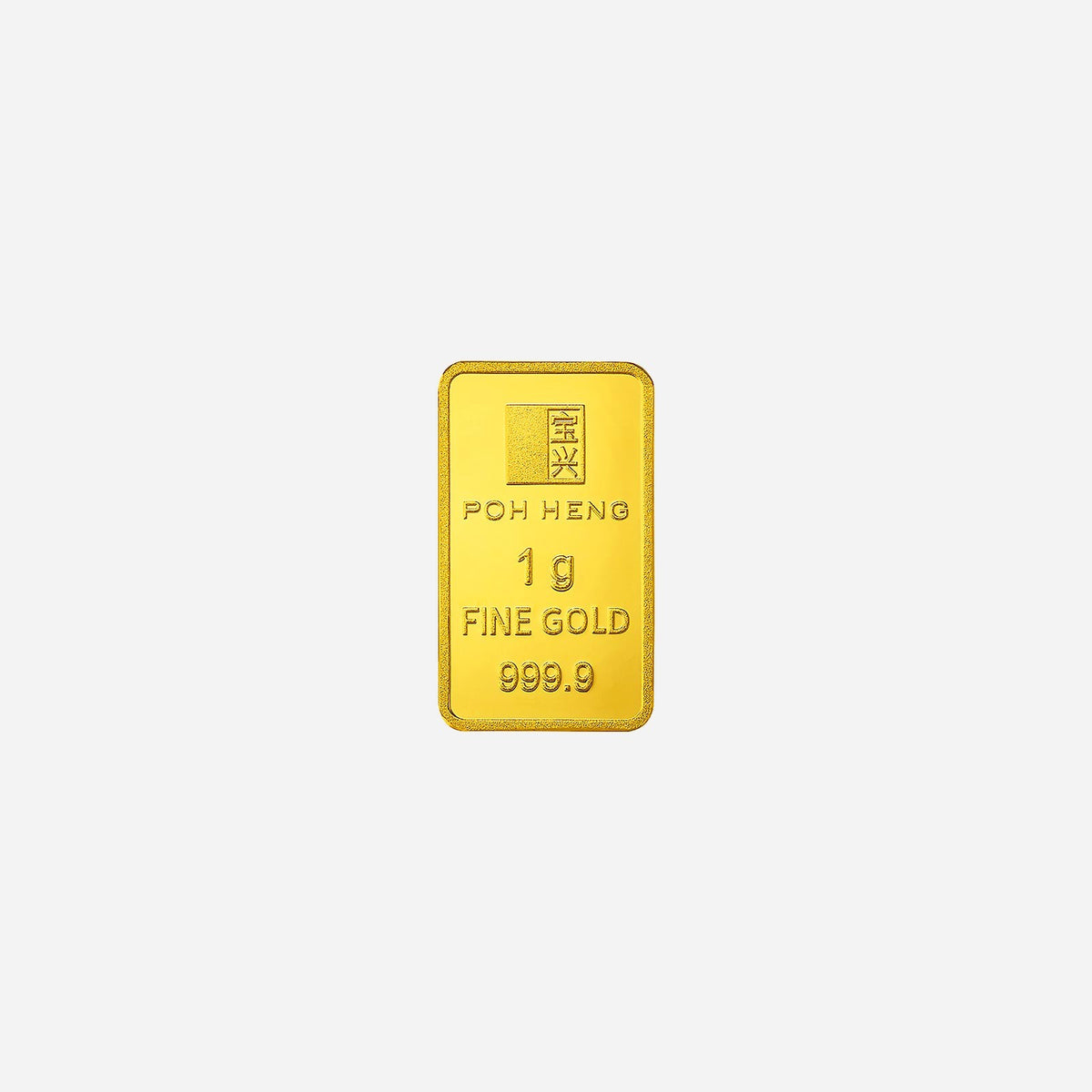 treasures horse 1gm gold bar in 24k yellow gold with detailed engravings, symbolizing strength and vitality.