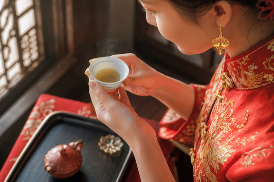 How to Wear Si Dian Jin for the Tea Ceremony