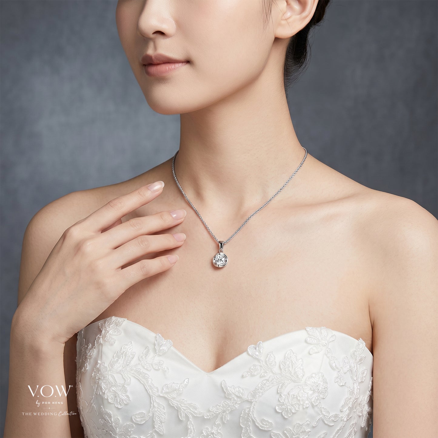 trust solitaire diamond pendant in white gold (gtclassic0010300683a)