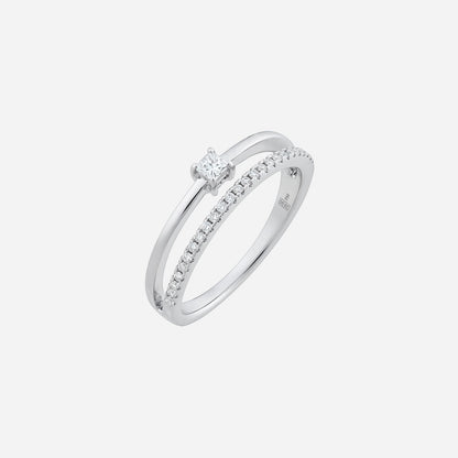Starry Diamond Ring in White Gold (ADIASTYLE0855A)