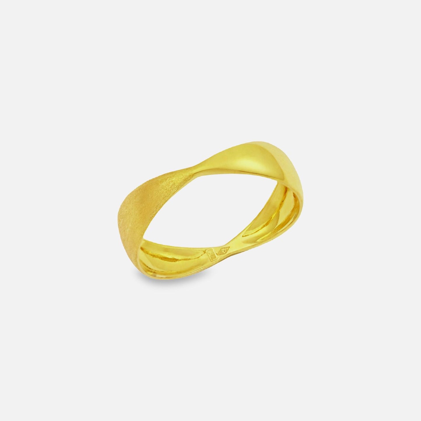 fluidity ring in yellow gold (astyle0500a)