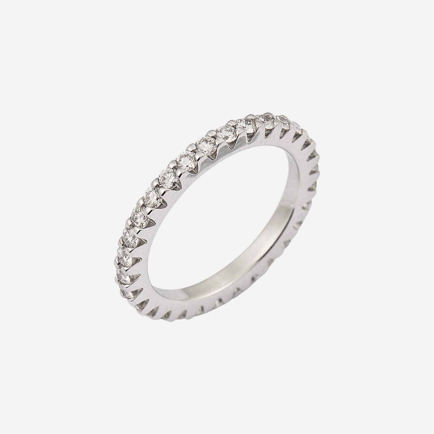 adore diamond band in white gold (cdiawband0010200066a)