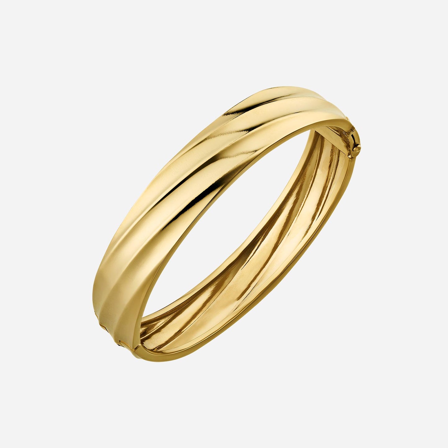 oro22 gracious sheen bangle in yellow gold (d22koro22g0090265a)