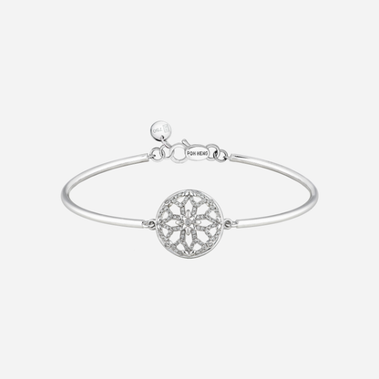 Legacy Peony Diamond Bracelet in White Gold (EDIALEGACY0743A)