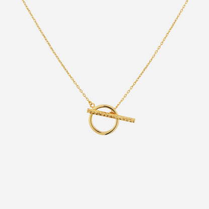 Bar Toggle Necklace in Yellow Gold (F22KFREESTYLE0234A)