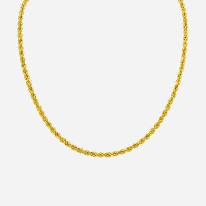 Rope Chain in Yellow Gold (F999STYLE0292A)