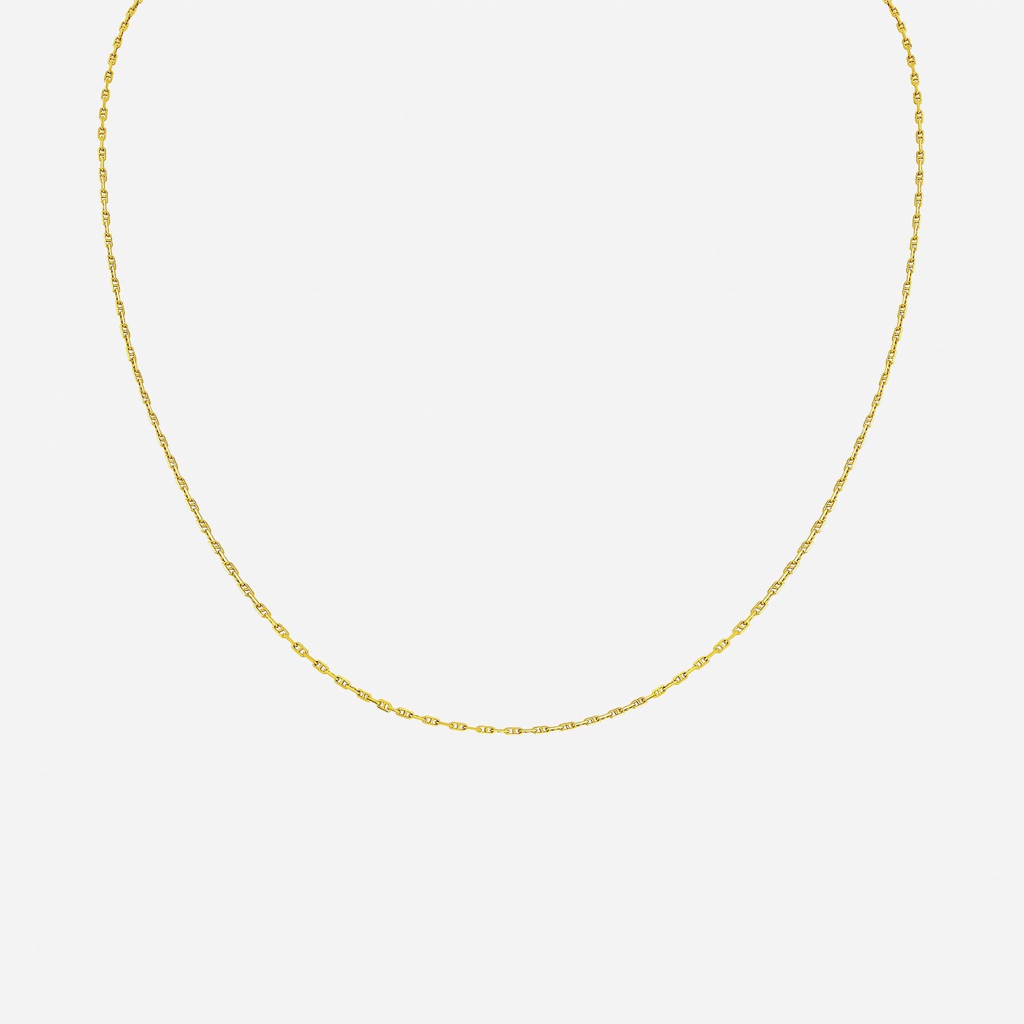 mariner chain necklace in yellow gold (fmarinerdc0120536a)