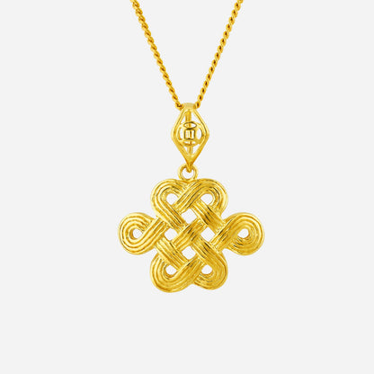 Eternity Knot Pendant in Yellow Gold (G22KSTYLE1426A)