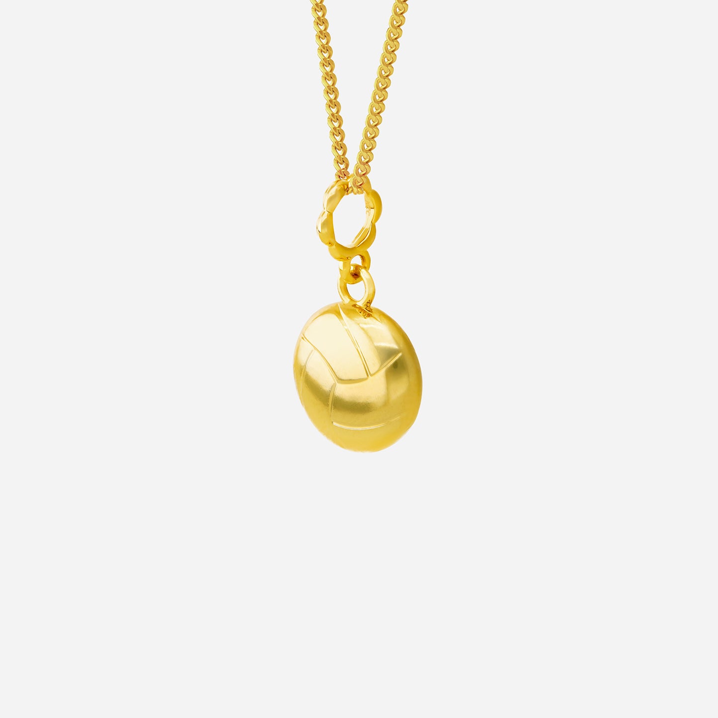 ace of soccer pendant in 22k yellow gold with a detailed soccer ball design, perfect for sports enthusiasts.