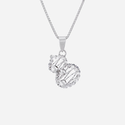 Gourd Pendant in White Gold (G750STYLE1401A)