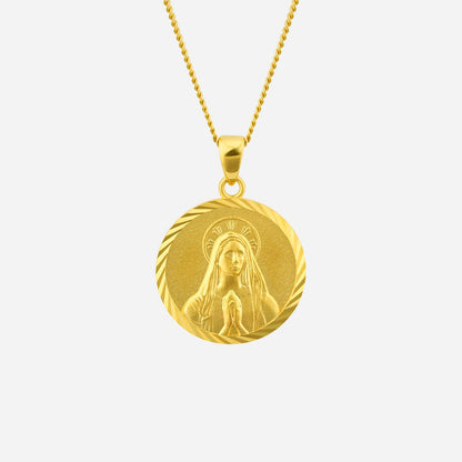 Mother Mary Pendant in Yellow Gold (GSTYLES080T0431A)