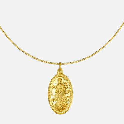 Guan Yin Ma Pendant in Yellow Gold (GSTYLES155S0170A)