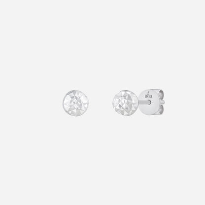 Cut Beads Earrings in White Gold (H750STYLE1429A)