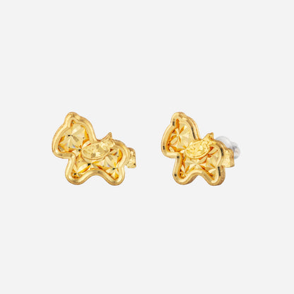 Little Pony Earrings in Yellow Gold (H999STYLE1869A)