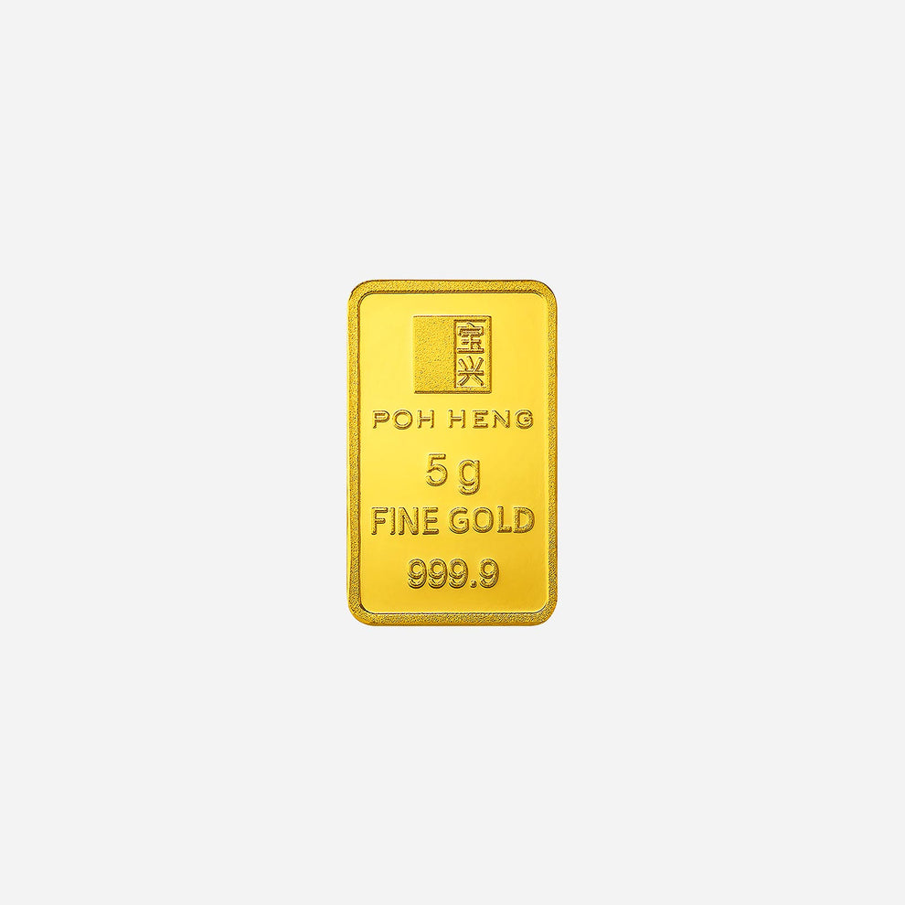 Treasures Poh Heng 5gm Gold Bar in Yellow Gold (XPOHHENG0050002A) – Poh ...